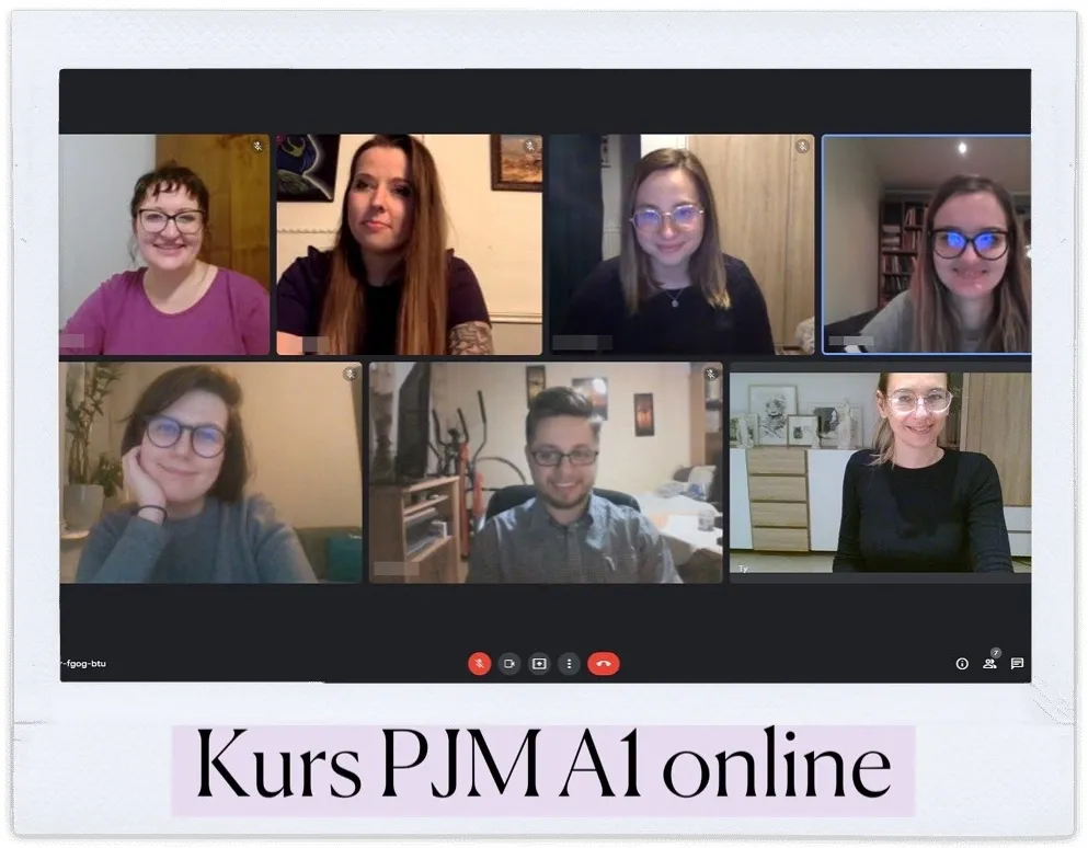 Zajęcia kursu języka migowego online (PJM) - grupa A1/A2/B1, zdjęcie 1