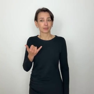 Znak „jak" w polskim języku migowym (PJM)