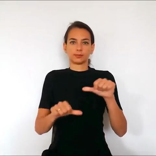 Znak „rok, lata" w polskim języku migowym (PJM)